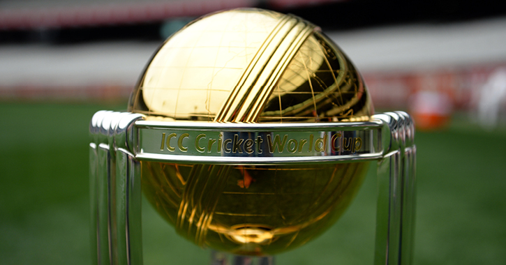 the cricket world cup trophy